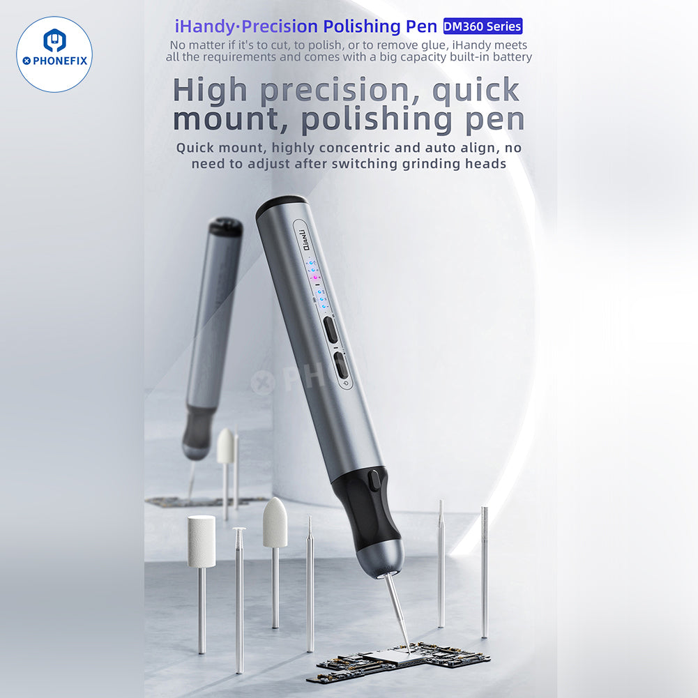 QIANLI iHandy DM460-K Polishing Pen for PCB Chip Grinding Cutting
