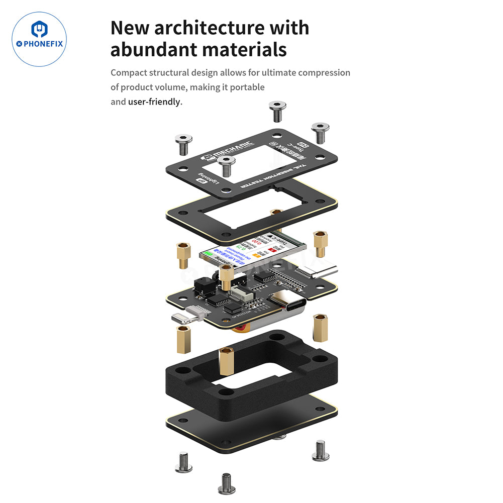 Detector de puerto de carga Lightning tipo C mecánico, comprobador de conector trasero