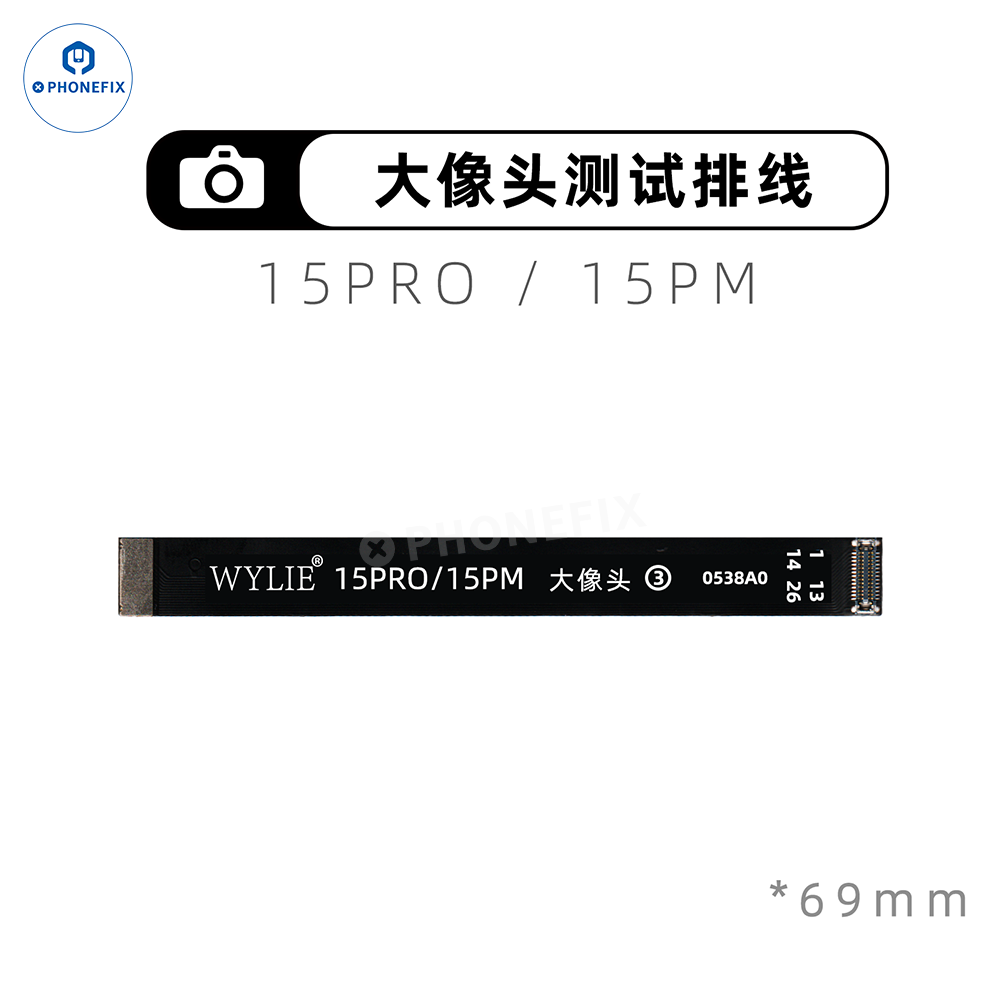 Cable FPC de prueba de extensión de cámara trasera WYLIE para iPhone X-17 Pro Max