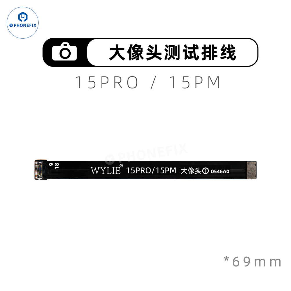 Cable FPC de prueba de extensión de cámara trasera WYLIE para iPhone X-17 Pro Max
