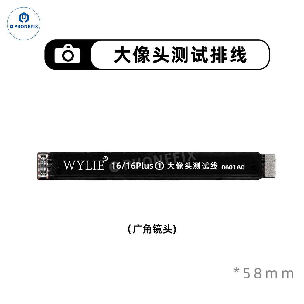 Cable FPC de prueba de extensión de cámara trasera WYLIE para iPhone X-17 Pro Max