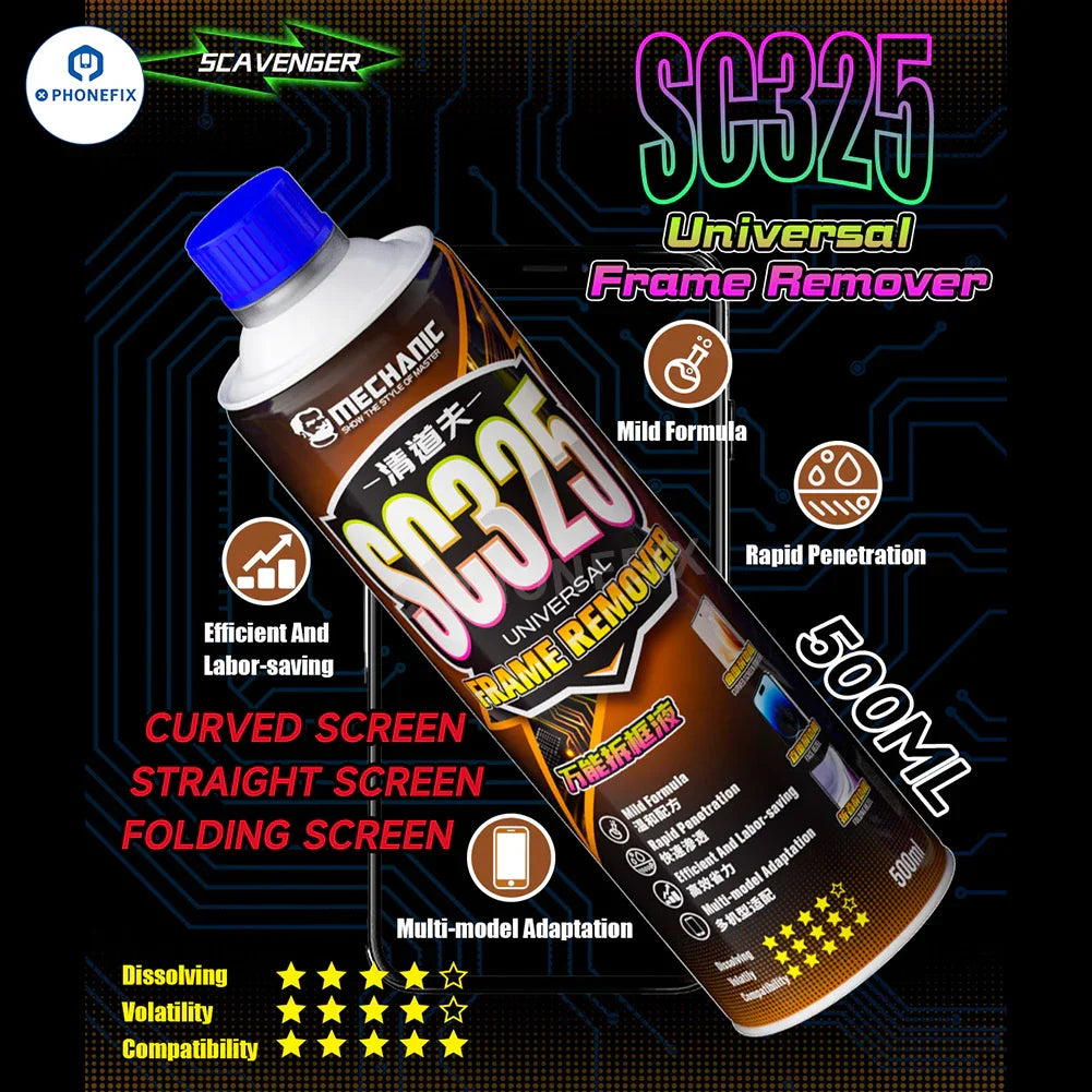 Frame Remover MECHANIC Quick-drying Electronic Cleaner Phone Frame Glue Remover