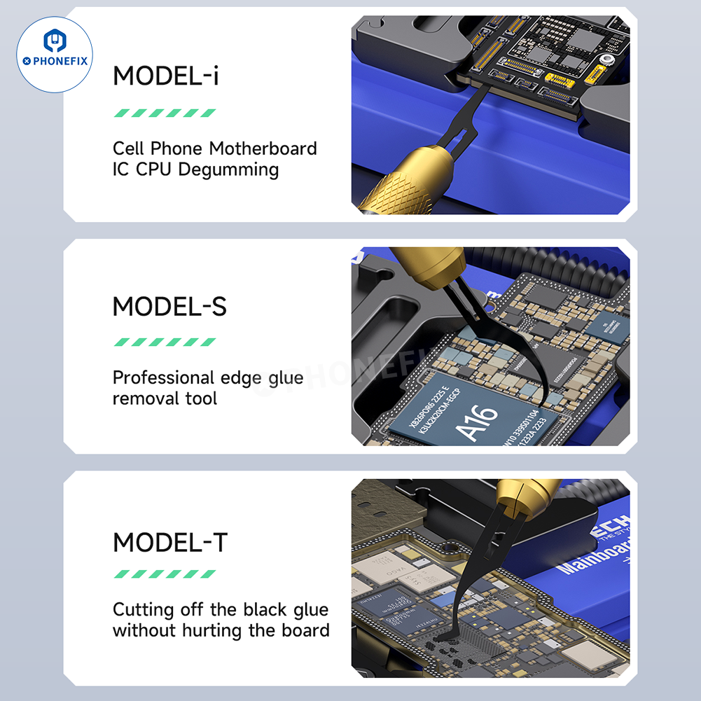 MECHANIC Assassin 5 Degumming Blade Set LED Knife Handle Kit