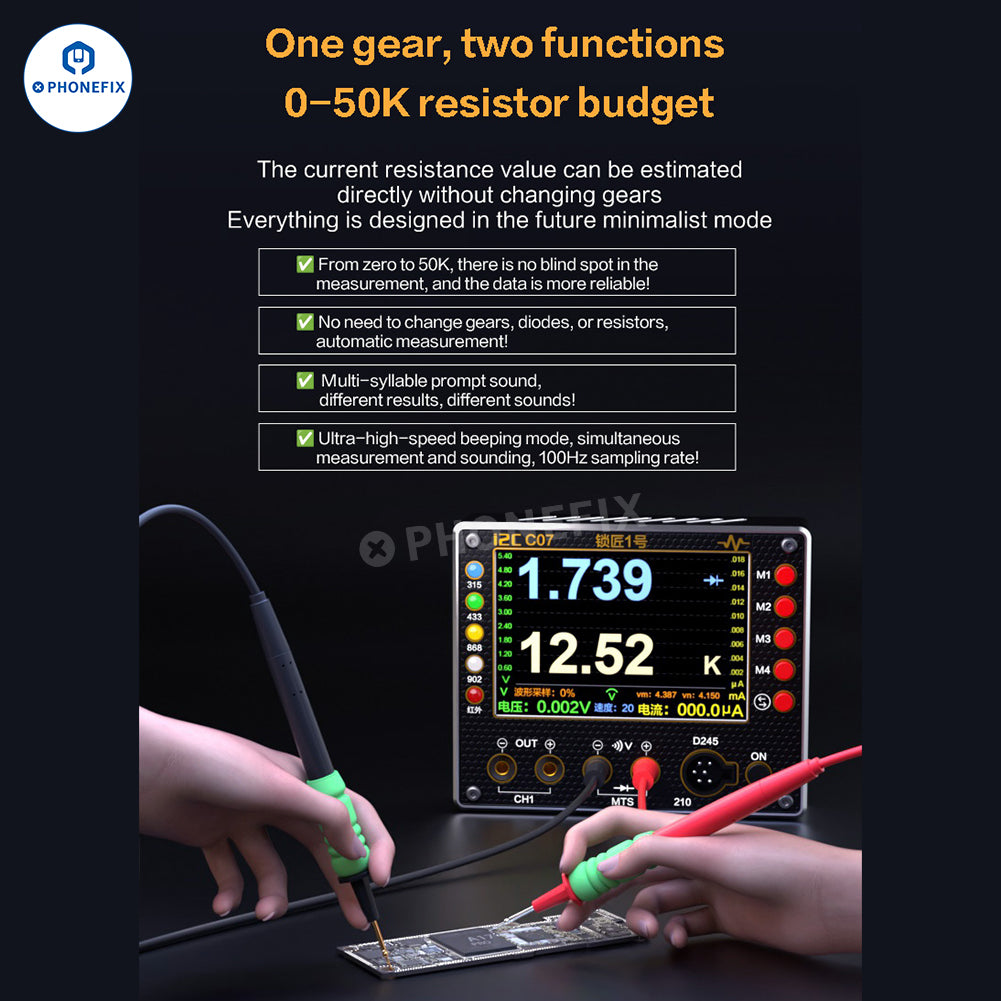 i2C C07 Locksmith No.1 Remote Control Frequency Tester Multimeter