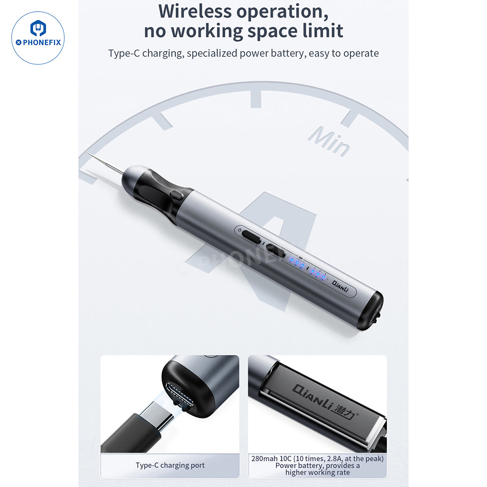 QIANLI iHandy DM460-K Polishing Pen for PCB Chip Grinding Cutting