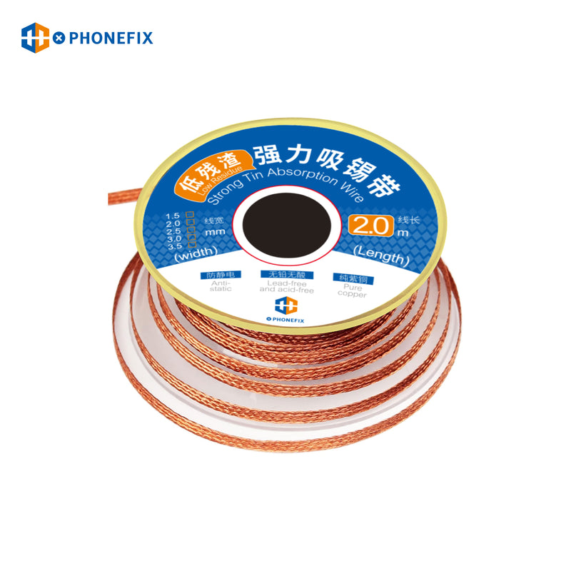 99.9% Pure Copper Desoldering Wick BGA Solder Wire for Phone Soldering