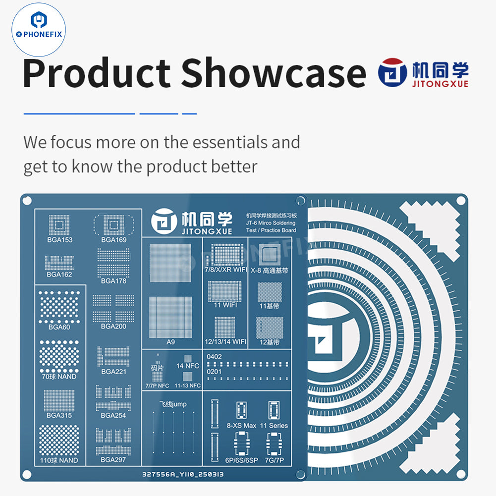 JTX JT-6 Phone PCB BGA Soldering Test Practice Board