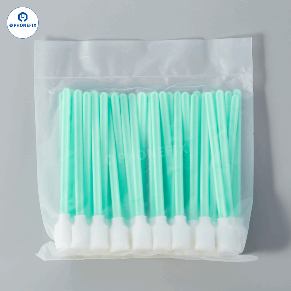 Phone Tail Plug Cleaning Stick Dust-Free Sponge Cotton Swab