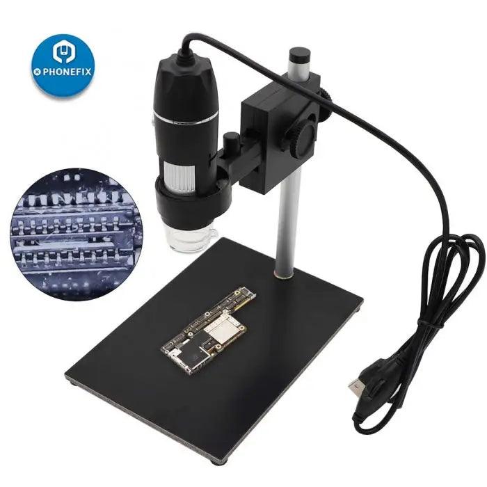 1000X USB LED Digital Microscope with Height Adjustable Stand - CHINA PHONEFIX