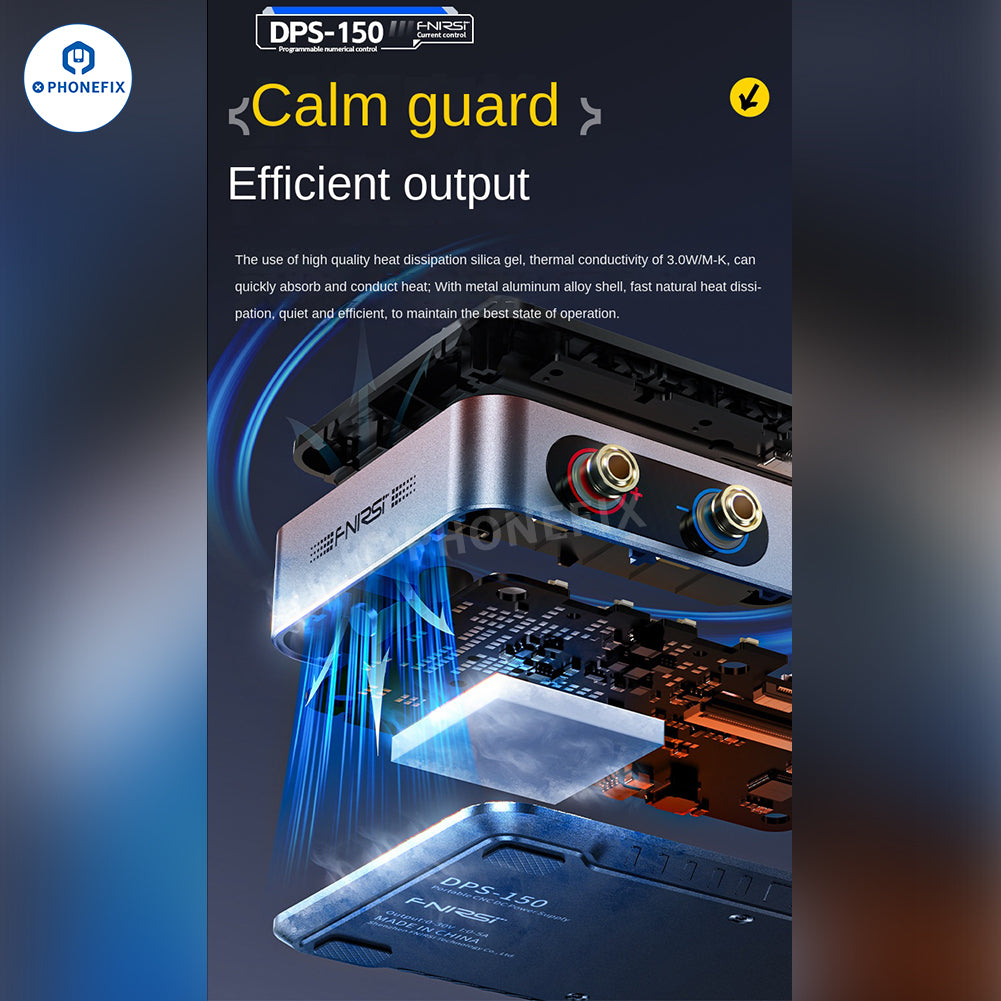 Fuente de alimentación CC mini programable FNIRSI DPS-150 de 30 V y 5 A