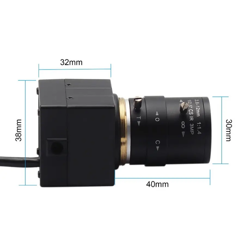 1080P Varifocal USB Camera Industrial USB Webcam Camera -