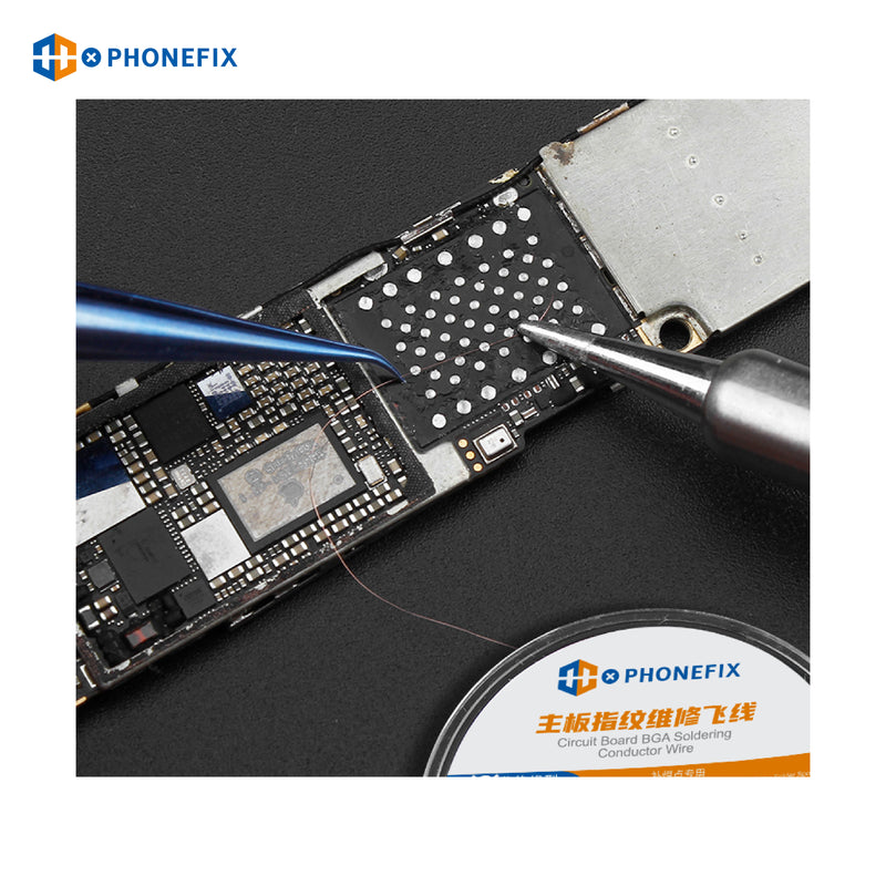 PHONEFIX Copper Jump Wire for iPhone Motherboard Fingerprint
