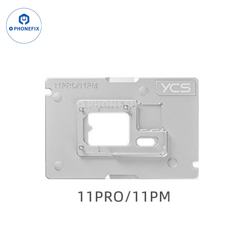 YCS CH898 Divine Dragon Flame PCB heating station for phone repair by PHONEFIX, showing the heating platform with digital controls.