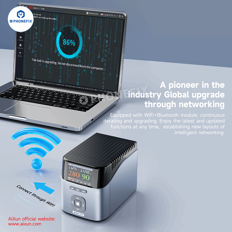 AiXun T400 320W Smart Soldering Workstation With T225 Handle