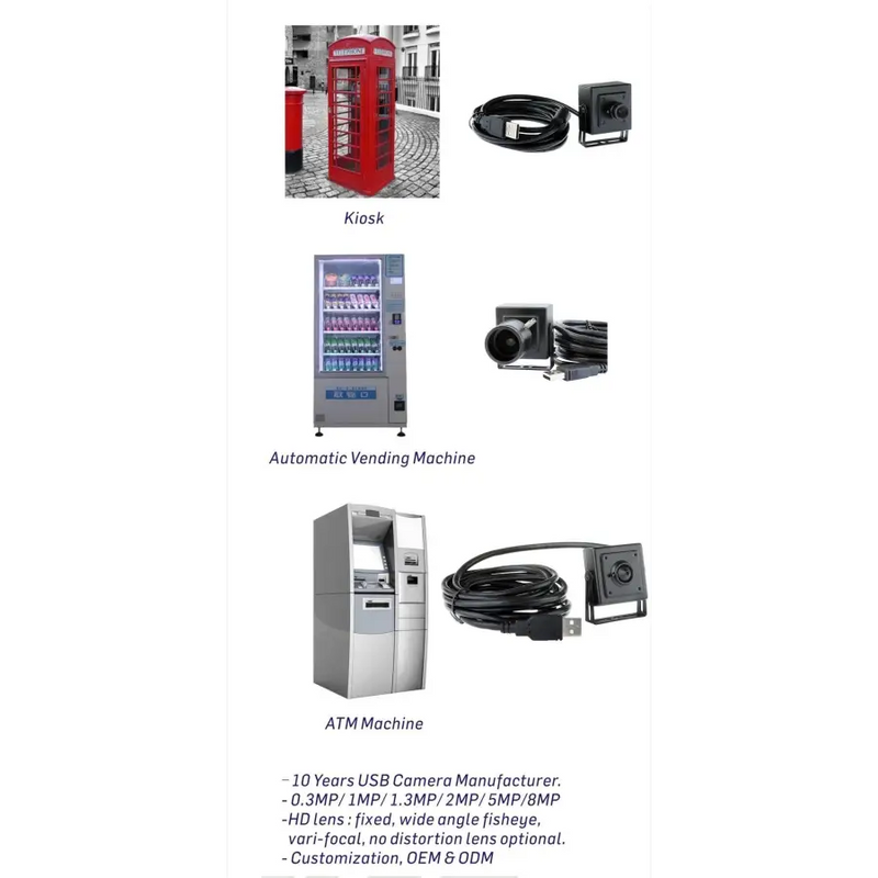 120fps Industrial Usb Camera Full Hd USB Webcam with Varifocal Lens