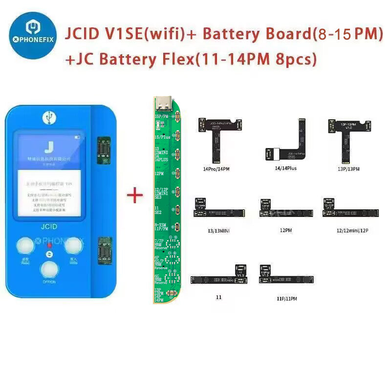 JC V1S Battery Flex Cable For iPhone 11-15 Pro Max Battery Health Repair