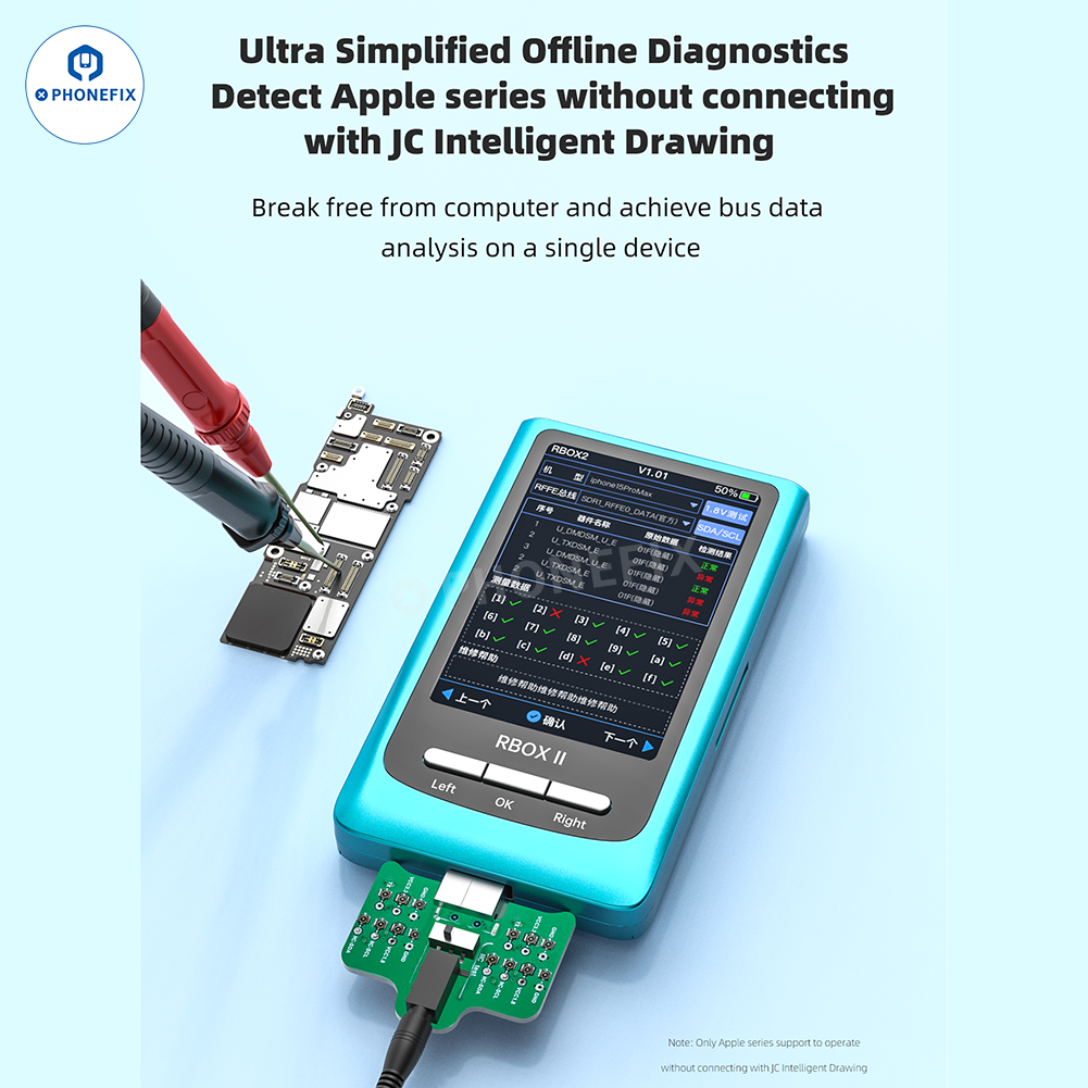 JCID RBOX2 Bus Analyzer with JC Drawing Smart Diagnostics