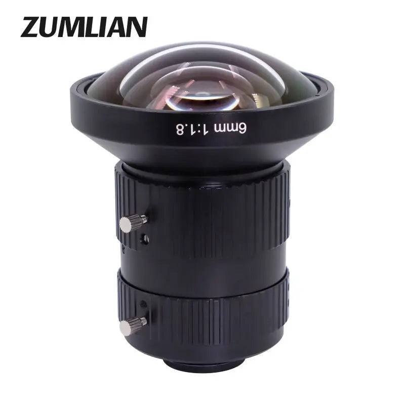 12MP C Mount 6mm 1 F1.8 FA Eyefish Prime Lens For Vision