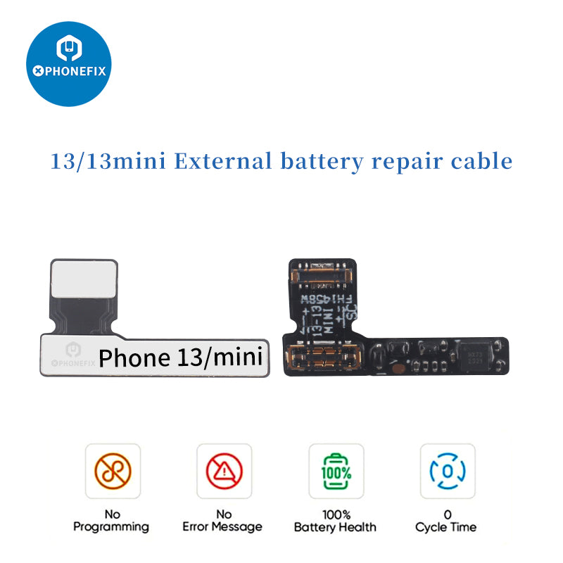 Pre-Programmed Battery Tag-on Flex Cable For iPhone 11-14 Pro Max