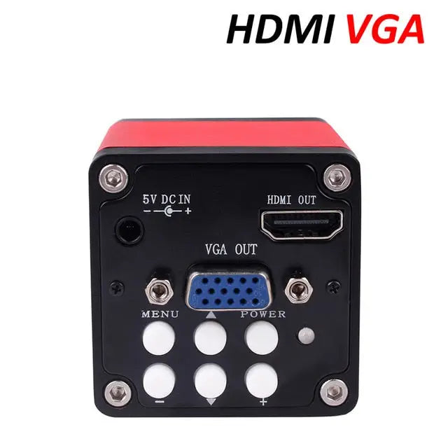 13MP HDMI VGA Industrial Microscope Camera C Mount Lens Ring