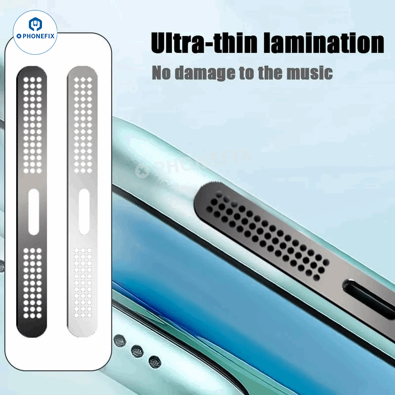Metal Speaker Dustproof Net Sticker For iPhone 11-16 Pro Max