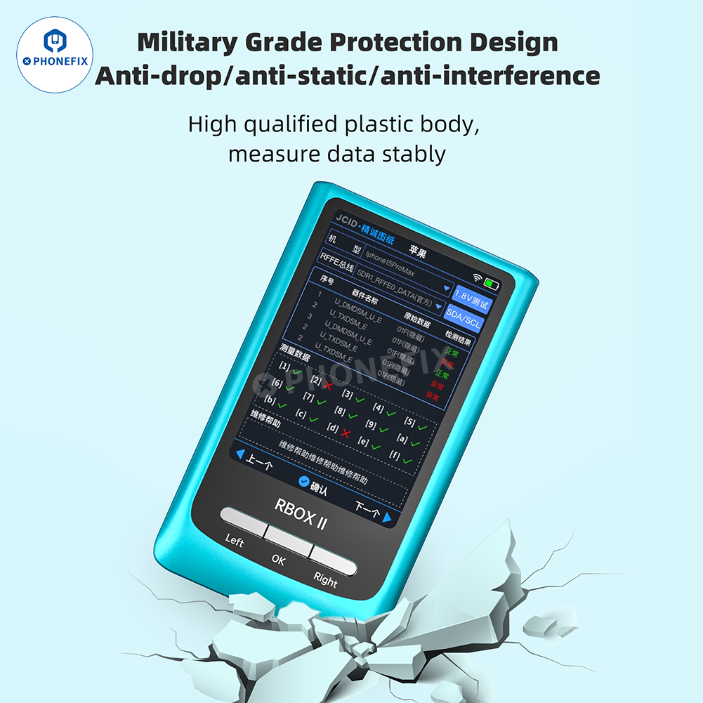 JCID RBOX2 Bus Analyzer with JC Drawing Smart Diagnostics