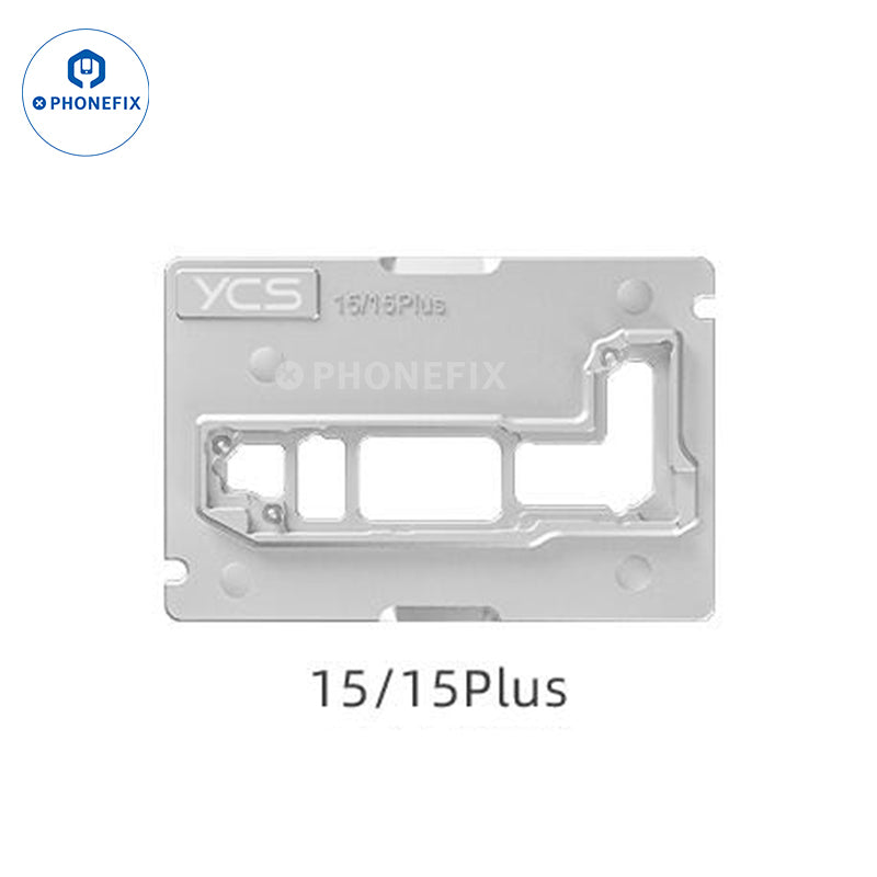 YCS CH898 Divine Dragon Flame Heating Station by PHONEFIX for phone PCB repair, featuring a compact PCB heating platform with control buttons.