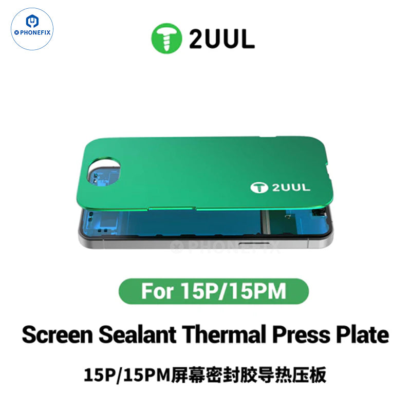 2UUL Sealant Thermal Press Plate For iPhone 12-16 Pro Max Screen Repair - CHINA PHONEFIX SHOP Team
