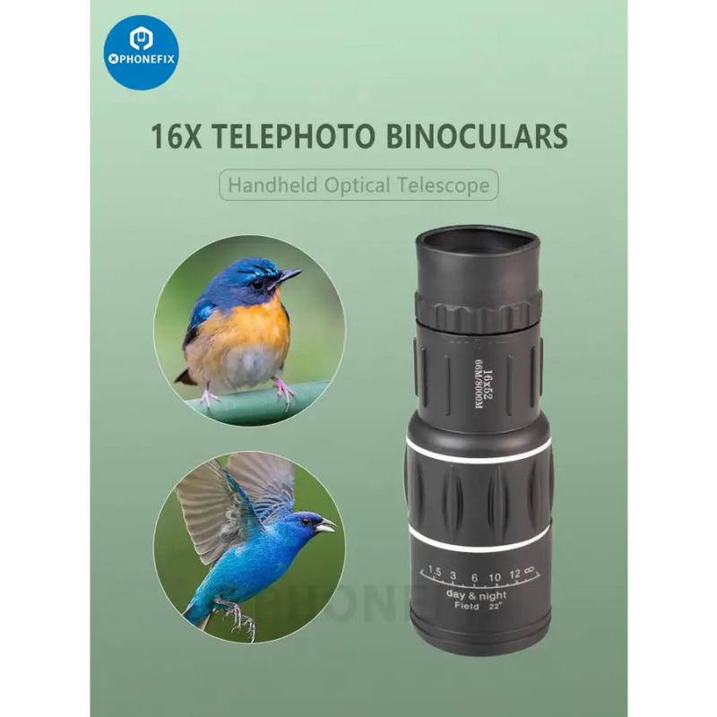 16 x 52 2024 hd monocular telescope