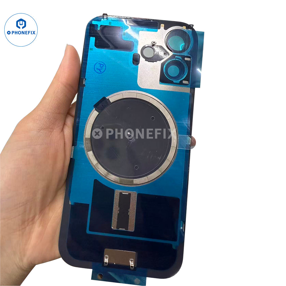 For iPhone 17/Air/17 Pro Max Back Glass With Magsafe Magnet Ring