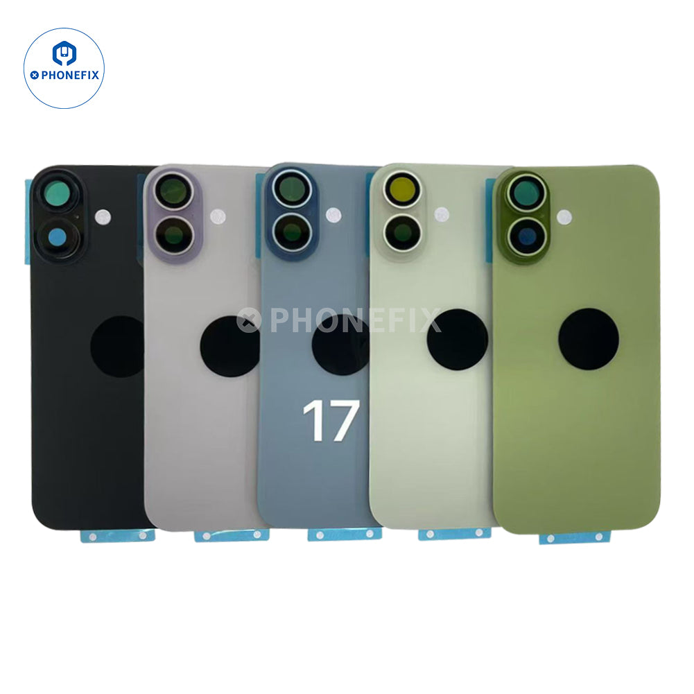 For iPhone 17/Air/17 Pro Max Back Glass With Magsafe Magnet Ring