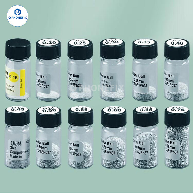 Bolas de soldadura de estaño con plomo para reballing BGA Bolas de soldadura Partícula