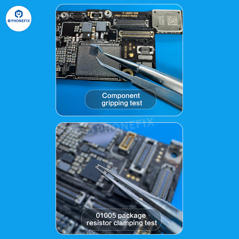 PHONEFIX Super Hard Alloy 3D Tweezers Mobile IC Tiny Parts Gripper