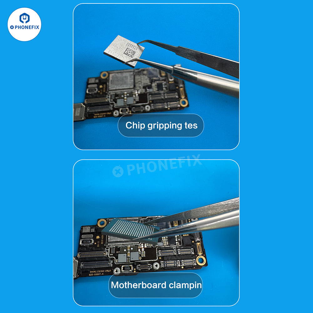 PHONEFIX Super Hard Alloy 3D Tweezers Mobile IC Tiny Parts Gripper