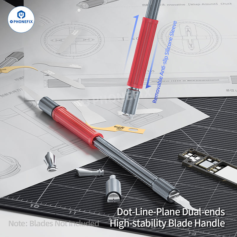 QianLi Dot-Line-Plane Double-ended Blade Handle for Phone Repair