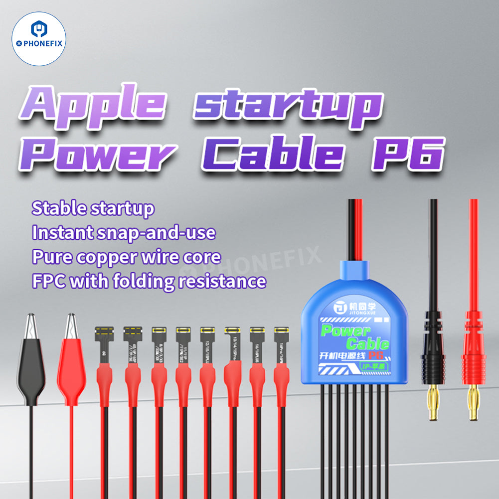 JTX P6 Power Cable with Soft FPC Socket for iPhone 6-16 Pro Max