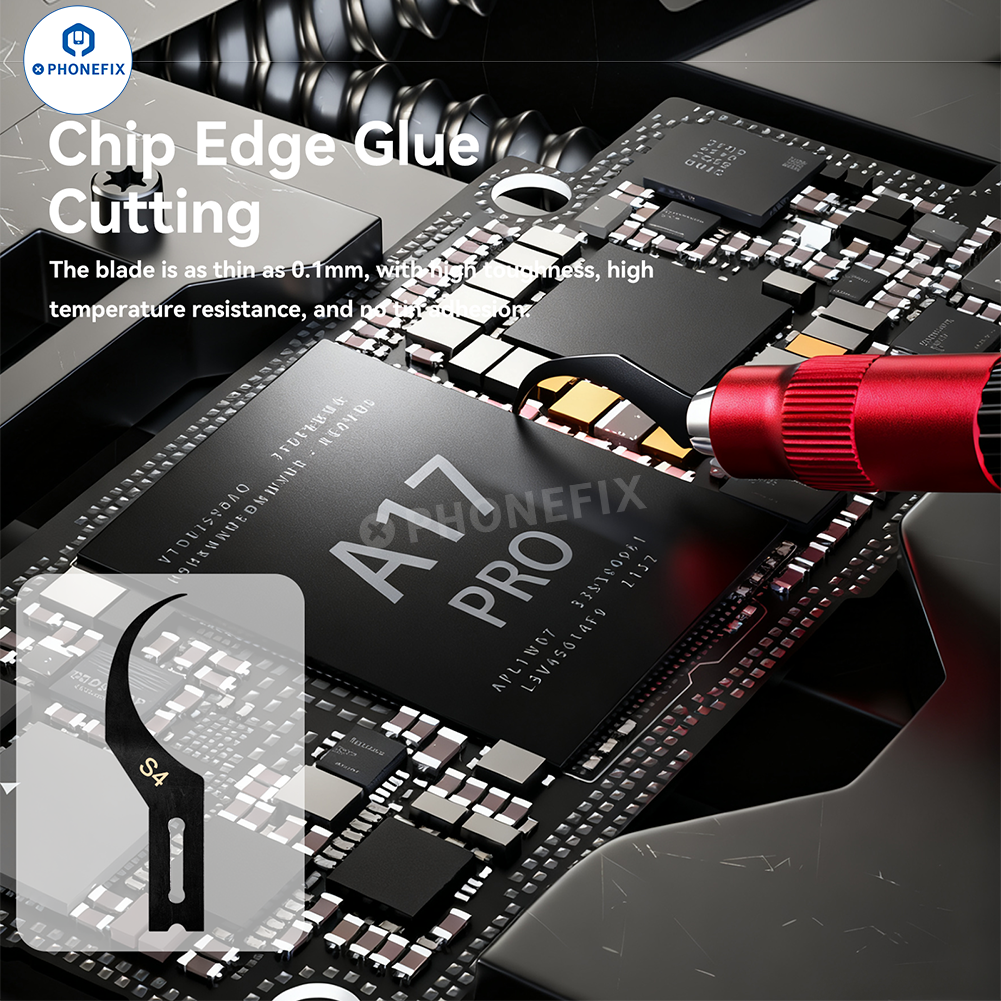 i2C Q1 Q2 Mobile Repair Blade Set for PCB CPU IC Prying Glue Removal