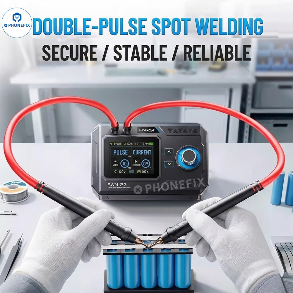 FNIRSI SWM-20 Spot Welding Machine for DIY Battery Replacement - CHINA PHONEFIX SHOP Team