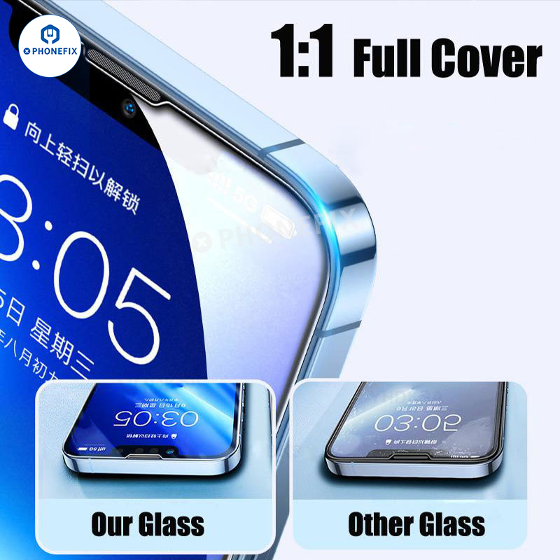 High Aluminum Tempered Glass Protective Film for iPhone X–17 Pro Max