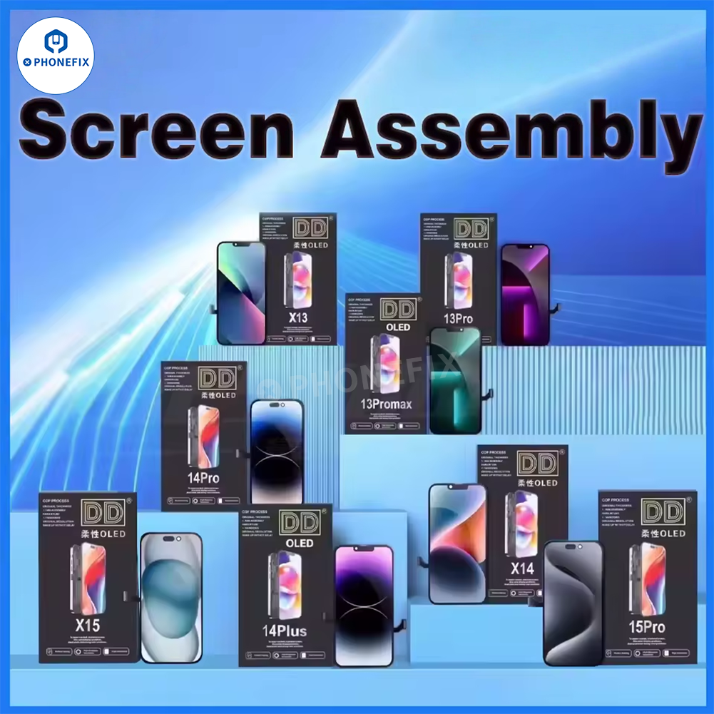 Dd Screen Part DD OLED Screen Assembly Replacement for iPhone 11-17 Pro Max