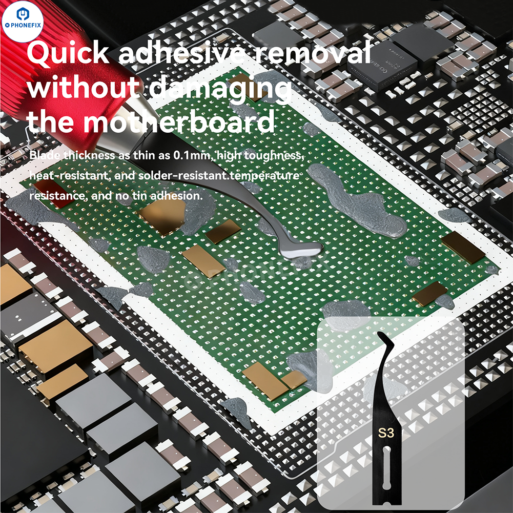 i2C Q1 Q2 Mobile Repair Blade Set for PCB CPU IC Prying Glue Removal