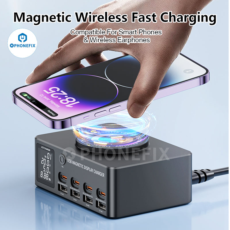 i-Charger 140W USB Type-C PD Charger with Magnetic Wireless