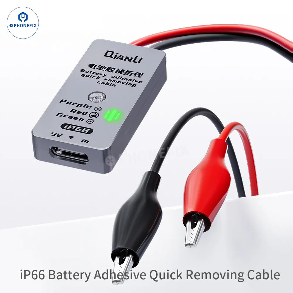 iP66 Battery Adhesive Quick Removing Cable For iPhone 16/17 Disassembl