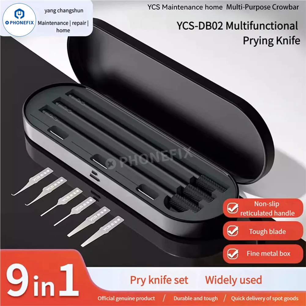 YCS DB02 Spudger Blade Set for Phone CPU Nand IC Glue Removal