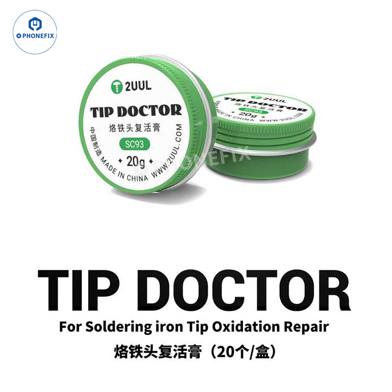 2UUL SC93 Tip Doctor Soldering lron Tip Refresher Cream Clean Paste