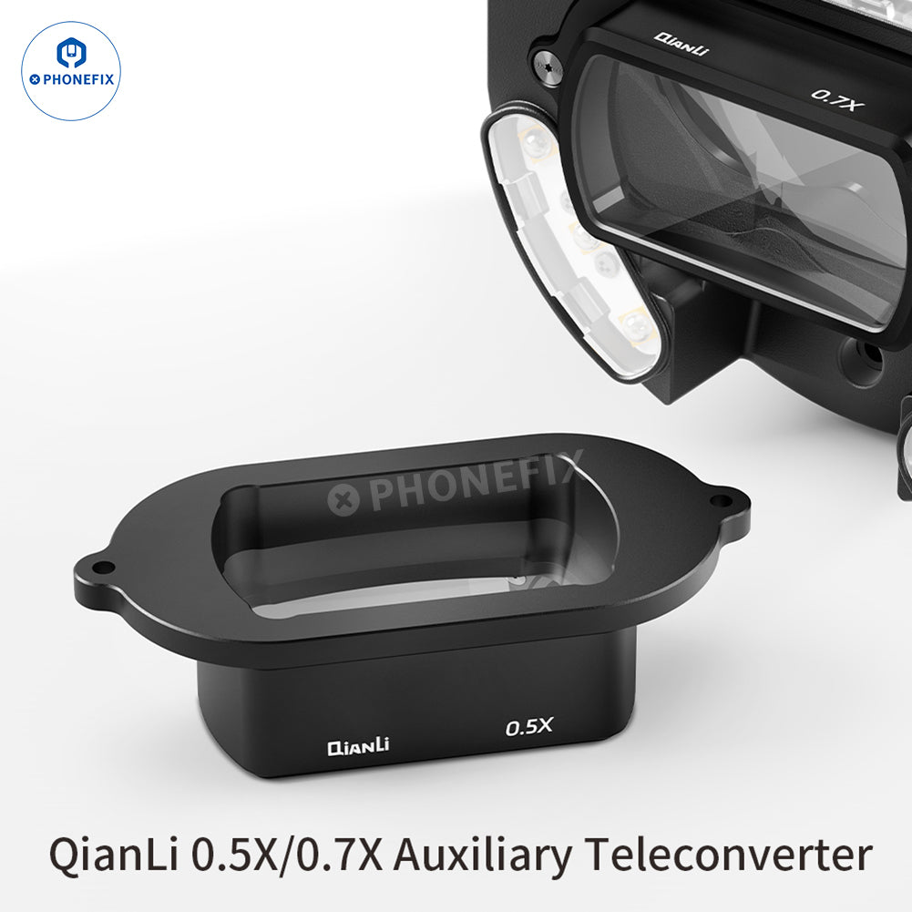 Qianli Super Cam Ai Gorilla 4K Camera 0.5X 0.7X Auxiliary Barlow Lens