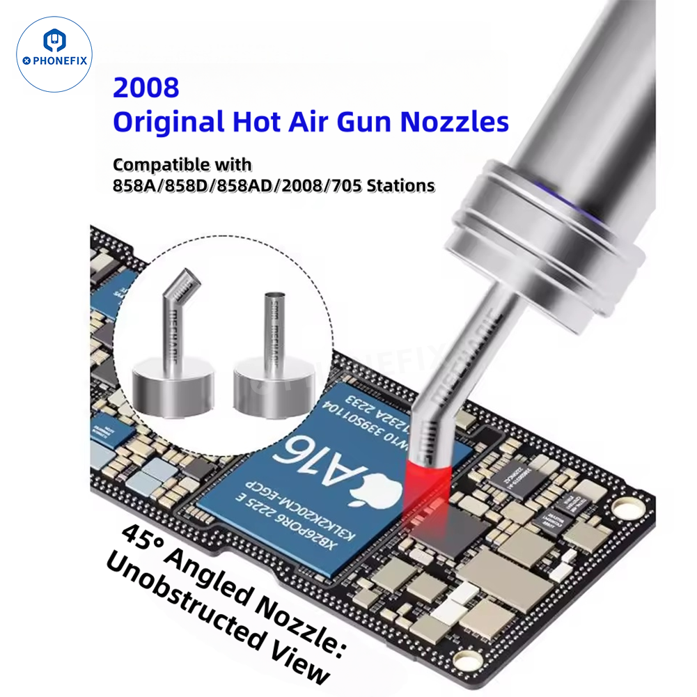 MECHANIC Straight/Bent Nozzle for 861/2008 Series Hot Air Gun - CHINA PHONEFIX SHOP Team
