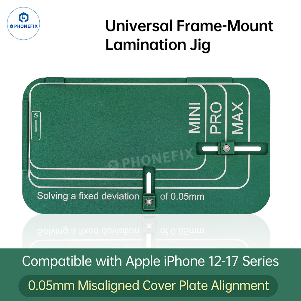 YCS M.Y Screen Alignment with Bracket Bonding Mold for iPhone 12-17