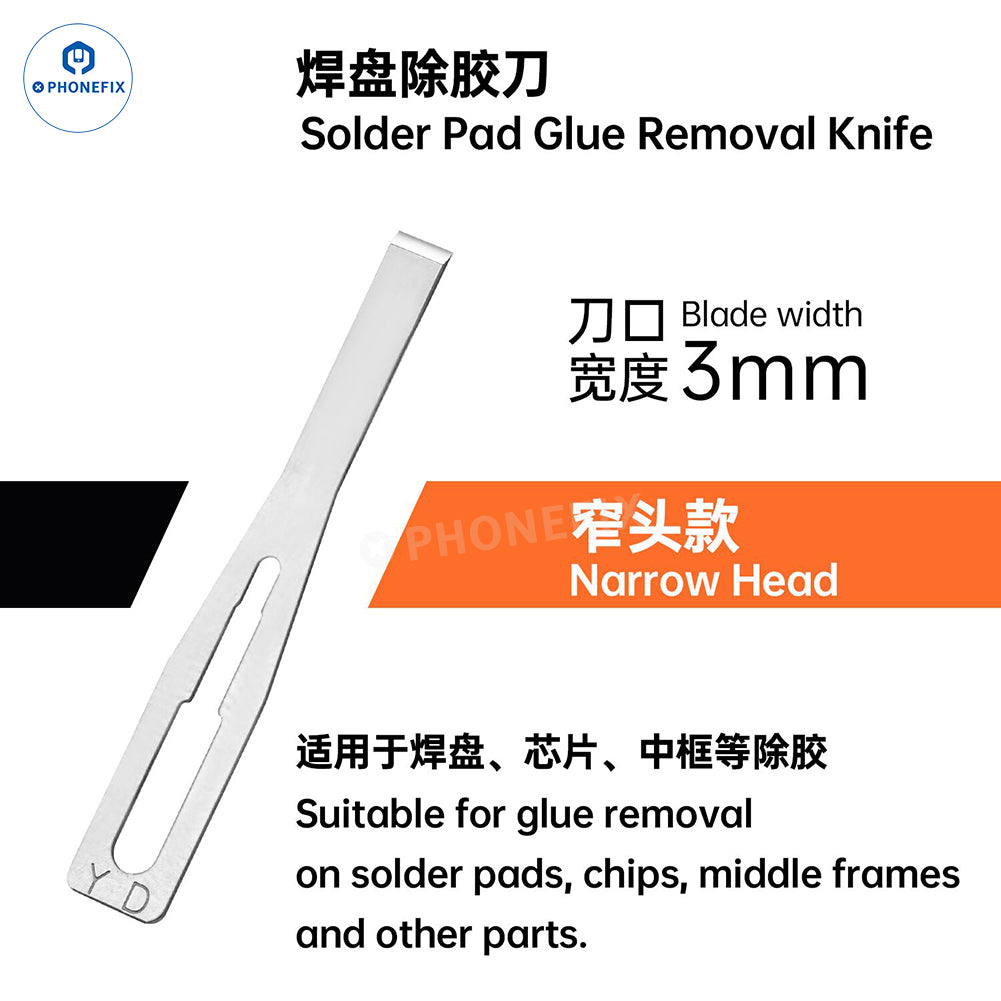 YCS M.Y CPU IC Solder Pad Glue Removal Knife for Phone Repair - CHINA PHONEFIX SHOP Team