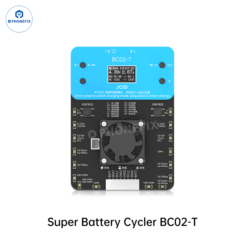 JCID BC02-T iPhone Battery Cycler Health Repair Calibrator